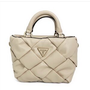 Elegant Tan Quilted Women's Bag